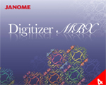 Janome Digitizer MBX - vytváření písma