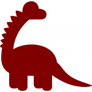 Vyřezávací šablona - Dinosaurus 2