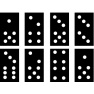 Vyřezávací šablona - Domino 1