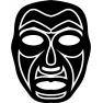 Vyřezávací šablona - Maska maorská
