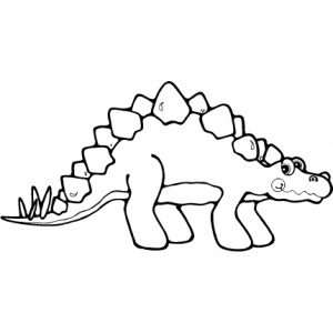 Vyřezávací šablona - Dinosaurus - kreslení