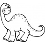 Vyřezávací šablona - Dinosaurus 2 - kreslení