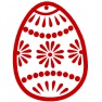 Vyřezávací šablona - Velikonoční vajíčko