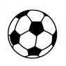 Vyřezávací šablona - Fotbalový míč