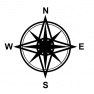 Vyřezávací šablona - Kompas