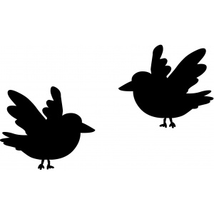 Vyřezávací šablona - Ptáčci