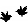 Vyřezávací šablona - Ptáčci