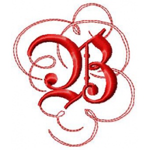 Písmeno B - gotické monogramy