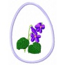 Velikonoční vajíčko fialky - aplikace 