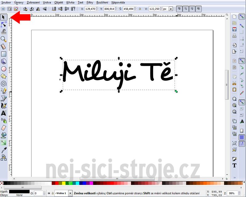 ScanNCut Canvas - jak vytvořit český nápis