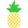 Vyřezávací šablona - Ananas