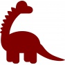 Vyřezávací šablona - Dinosaurus 2
