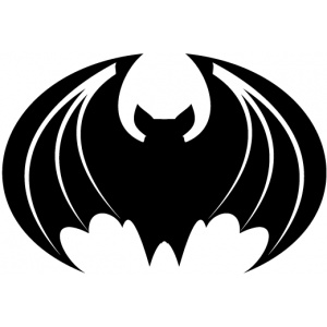 Vyřezávací šablona - netopýr