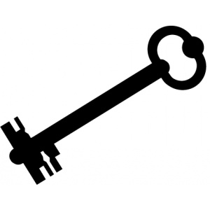Vyřezávací šablona - Klíč od trezoru