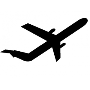 Vyřezávací šablona - Dopravní letadlo