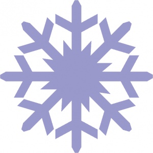 Vyřezávací šablona - Sněhová vločka