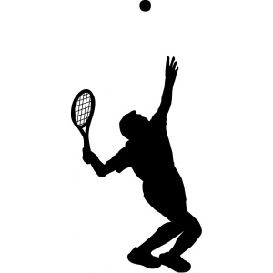 Vyřezávací šablona - tenis