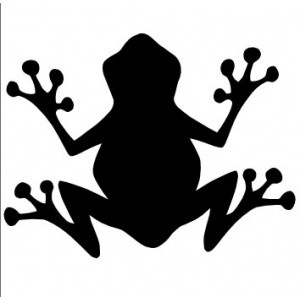 Vyřezávací šablona - Žába