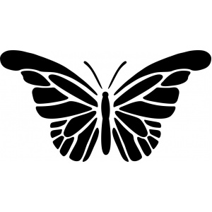 Vyřezávací šablona - Motýl 1